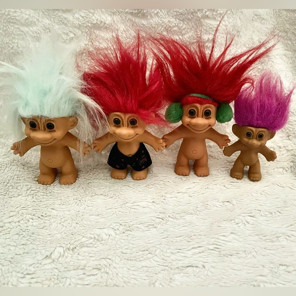 Trolls Other - Vintage 90s Russ Troll Collectible Set